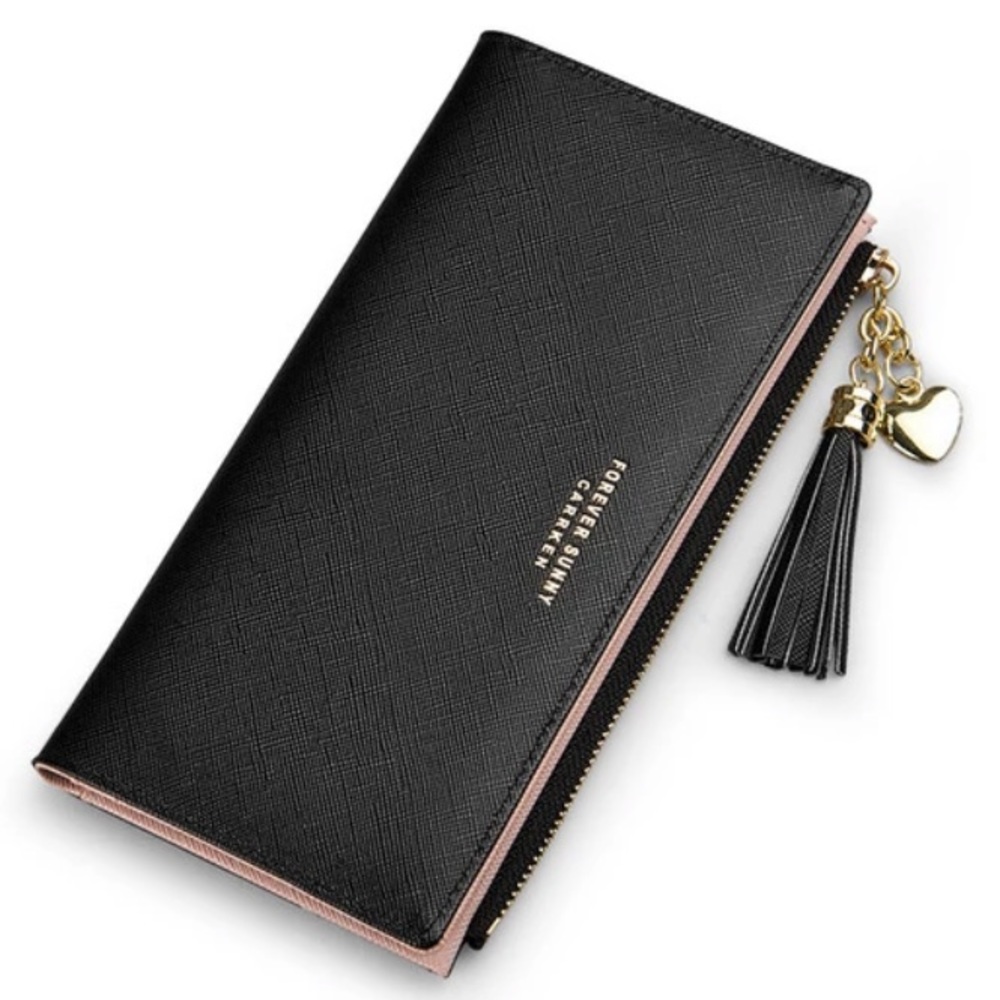 NWT-Forever Sunny Carrken Leather Wallet